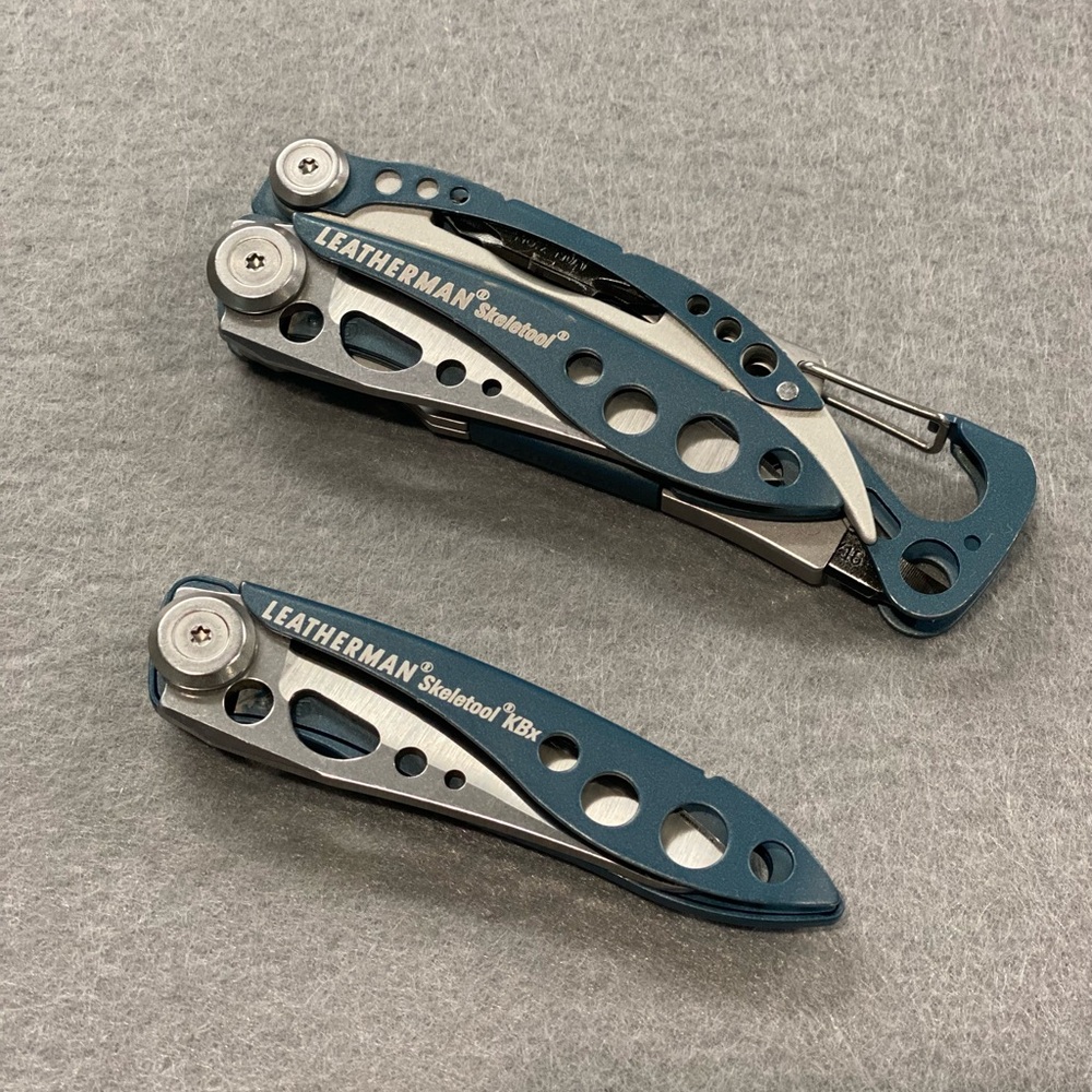 Leatherman Skeletool KBX and Skeletool Multi-Tool - Navy
